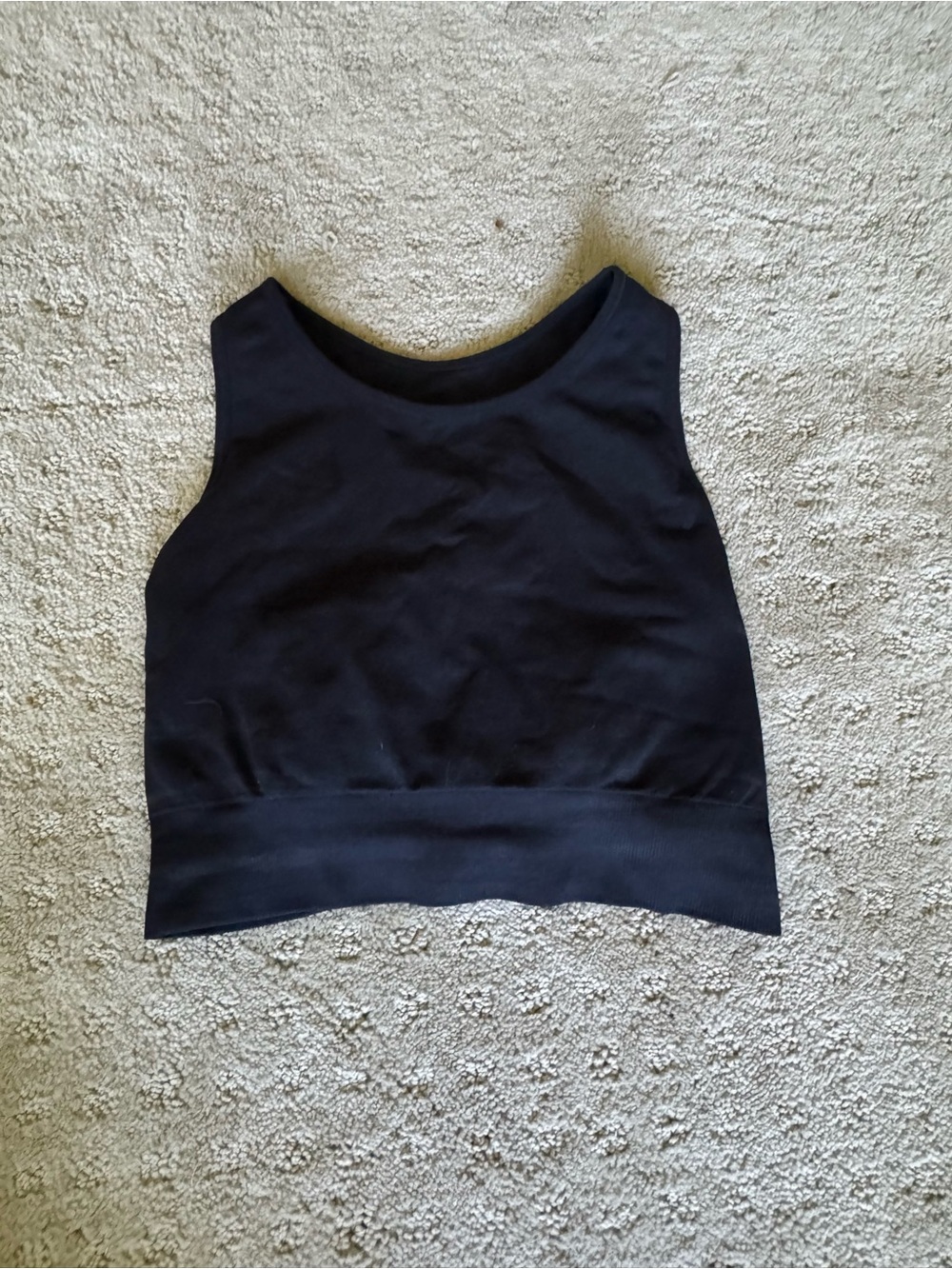 NVGTN Black Cropped Tank Top